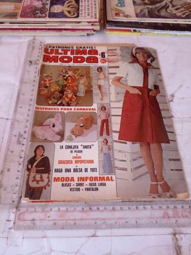 Revista Última Moda No 170 Febrero 1977 Con Patrón