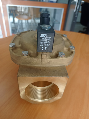 Valvula Solenoide Marca Acl De Ø 2 1/2  Bobina 110v O 220v