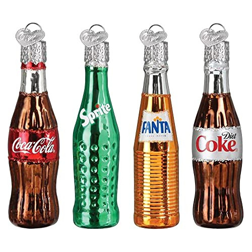 **ornamentos Miniatura Coca-cola De Bebidas De Vidrio S...