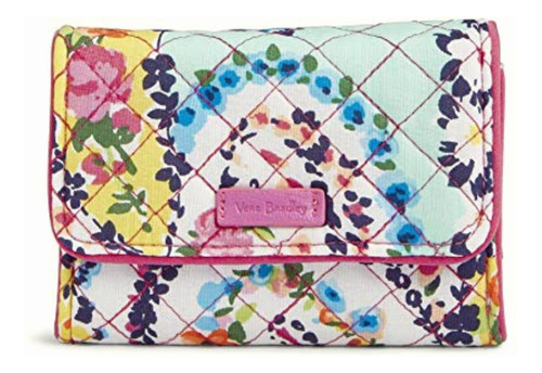 Vera Bradley Rfid Cartera De Algodon Wildflower Paisley