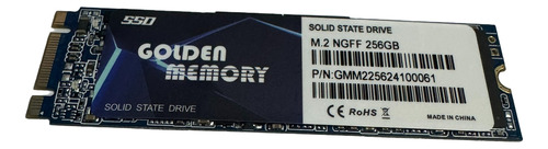 Disco Solido Golden Memory M.2 Ngff 256gb 2280 Sata Azul Oscuro
