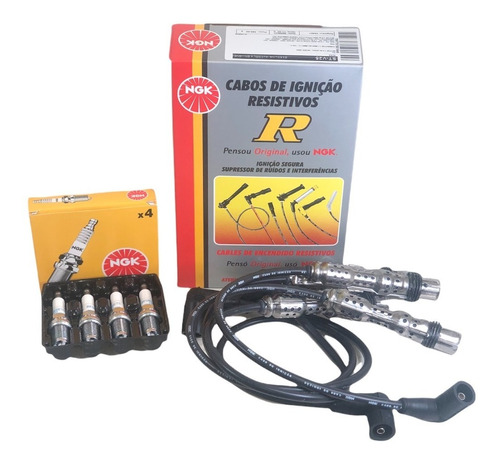 Kit Bujias Y Cables Suran Ngk Volkswagen Apto Gnc