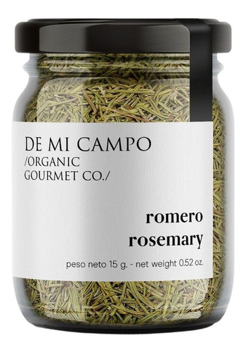 Romero Organico En Frasco De Mi Campo 15gr.
