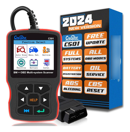 Creator Escáner C501 Obd2 Apto Para Bmw Mini Epb Abs Srs D.