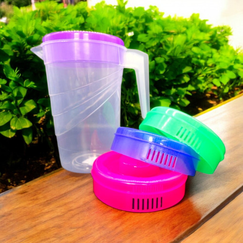 Jarra De Plástico De 2 Litros Raffi 20 Piezas Colores
