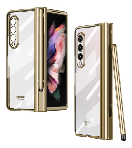 Funda Con Bisagra Para Samsung Galaxy Z Fold3 5g Con Lápiz C