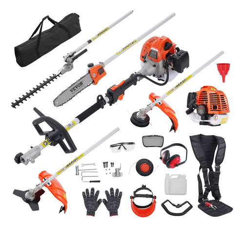 Kit 6 En 1 Desmalezadora Podadora Cortaseto Motosierra Vevor