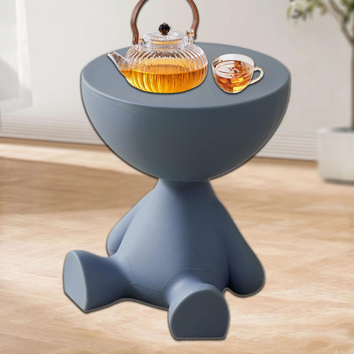 Mesita De Noche Pequeña, Muebles Lisos, Mesa De Té Azul