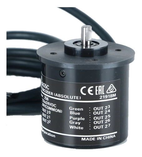 E6cp-ag5c Encoder Absoluto 256ppr  Arduino Plc 12-24vcd
