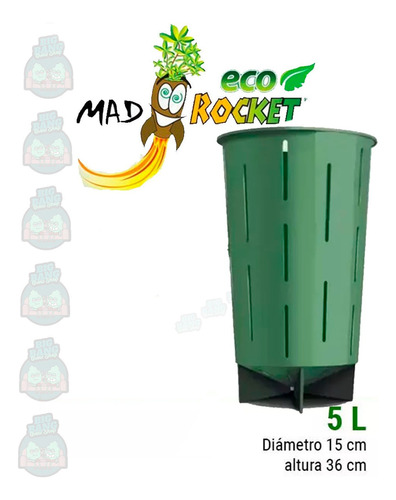 Mad Rocket Eco Maceta 5l - Big Bang Grow Shop