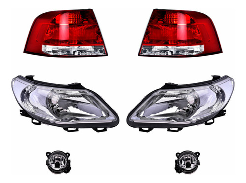 Faros Niebla + Ppales Y Calaveras Depo Gol 2008 - 2012