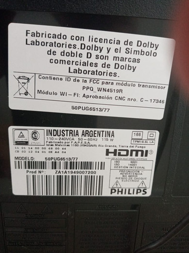 Smart Tv Led Philips 50 4k 50pug6513/77