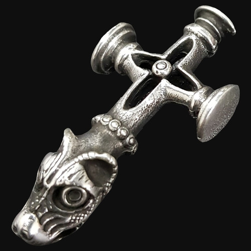 Mjolnir Martillo Thor Vikingo En Plata 4,5 Cm 15 Gr Art 661