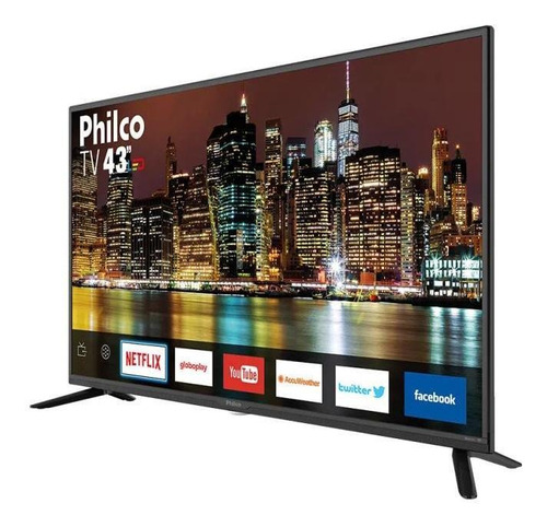 Smart Tv 43 Philco D-led Fhd Ptv43g50sn Dtv 3 Hdmi 2 Usb