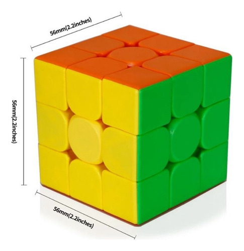 Cubo Mágico Profissional 3x3x3 Com Rolamento Alto Ajustável