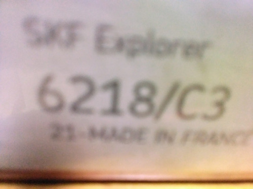 Imagen 1 de 2 de Rodamiento 6218/c3, Marca: Skf
