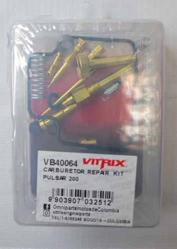 Kit Carburador Pulsar 200 Vitrix