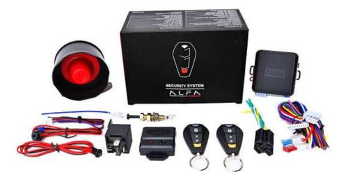 Kit De Alarma Para Carro De 5 Seguros Con 2 Controles