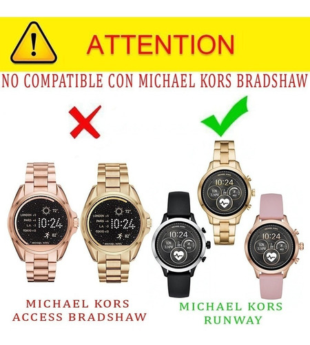 Correa De Eslabones Premium Para Michael Kors Runway Dorado