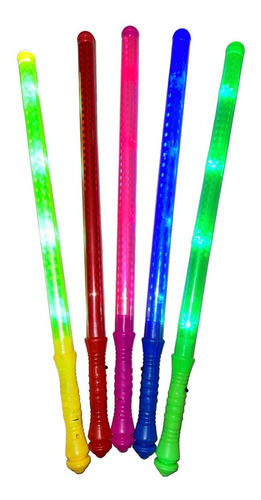 40 Baston Luminoso Luz Led Espada Star Wars Tubo Neon Barato