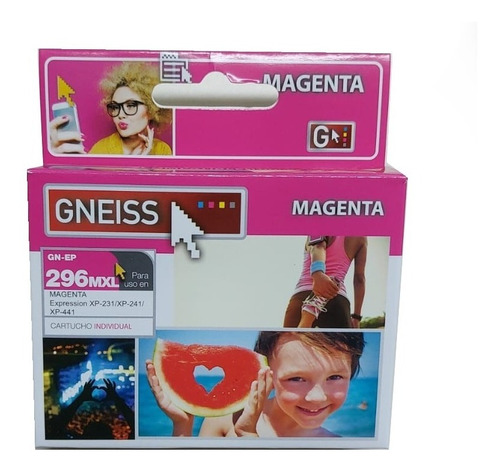 Tinta Generica Gneiss 296 Magenta Xp231 Xp241 Xp441