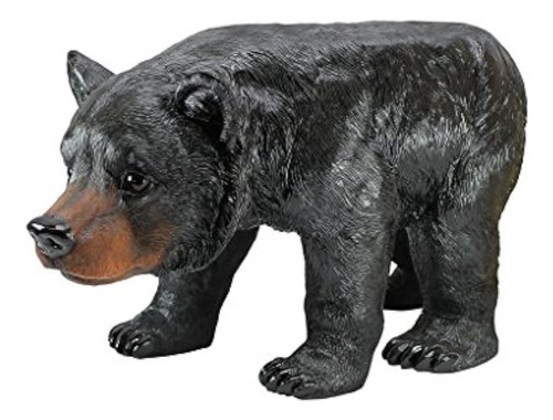 Design Toscano Black Bear Taburete Escultural