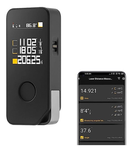 Laser Measure Con Bluetooth 5 Modos Regla Medicion En Tiempo