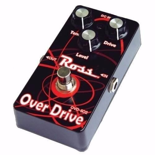 Pedal De Efecto Overdrive Para Guitarra Metalico Controles