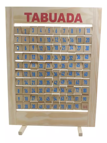 Tabuada,Giratória,De,Multiplicaçao,Verde, - Brinquedos E Jogos Pedagógicos  e Educativos