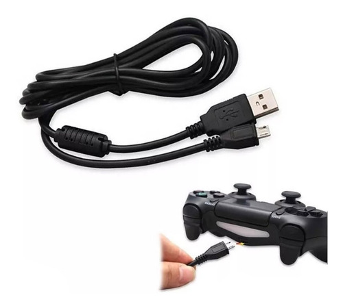 Cable Usb Megafire Para Cargar Controles De Ps4