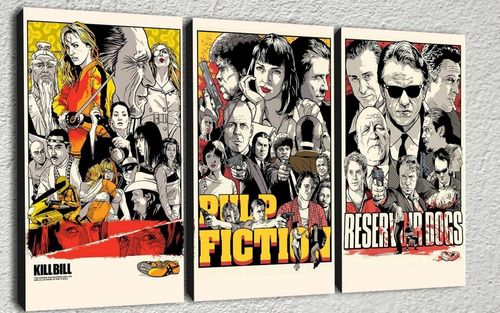 Oferta Cuadros Tarantino Pulp Fiction Kill Bill 90x57 Cm N9