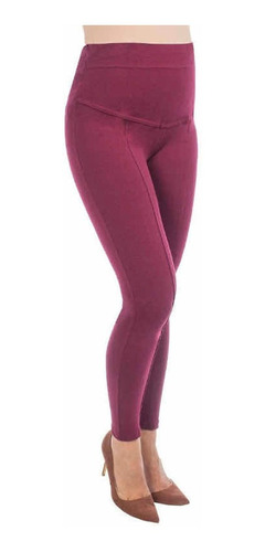 Leggings Maternidad Licra C/ Ajustador -6001cha