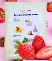 Comprar Una Bolsa De Base En Polvo Para Helado Suave | Rinde 5 L Fresa De Yogurt