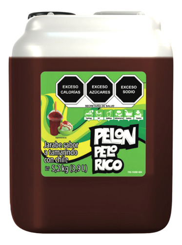 Pelon Pelo Rico Jarabe Sabor Tamarindo Con Chile 5,2kg 