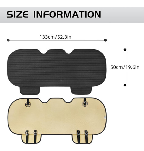 Funda De Cojín Para Asiento De Automóvil, 1 Paquete De Funda