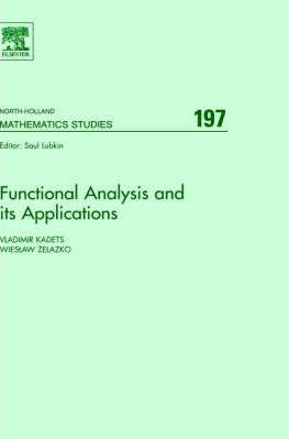 Libro Functional Analysis And Its Applications: Volume 19...