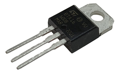 Transistor Triac Bta16-600b 600v 16a To-220 (5 Piezas)