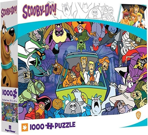 Paper House Productions Rompecabezas  Piezas Scooby Doo.