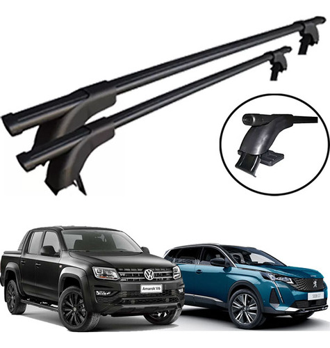 Kit Barras Porta Equipaje Volkswagen Amarok Peugeot 5008 16