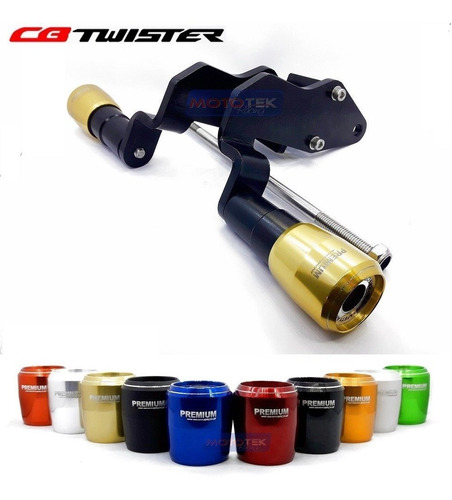 Slider Protetor Motor Premium Cb 250 Twister 2016 A 2019