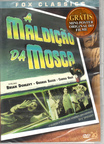 Dvd A Maldição Da Mosca  - Fox - Bonellihq 