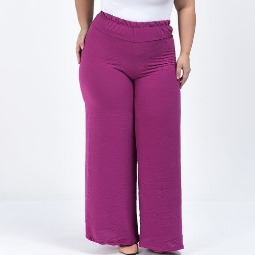 Calça Pantalona Plus Size Duna Moda Feminina Confortavel