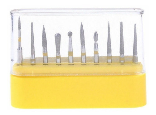 Kit De Fresas Grano Fino Diamante Para Pulido Composite Scii