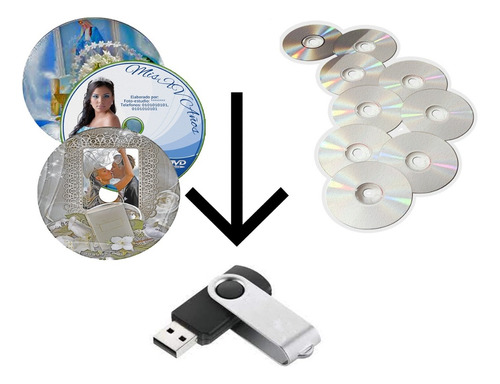 Pasamos Tus Dvd, Cd A Mp4, Pendrive, Disco Duro