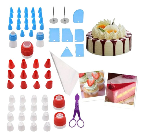 Kit Herramientas Decorar Pasteles Galletas Reposteria 