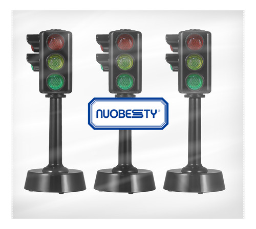 Lámpara De Señales De Tráfico Nuobesty, Modelo De Semáforo P