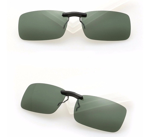 Lentes Óculos Clip On Discreto Polarizado Proteção U V 400