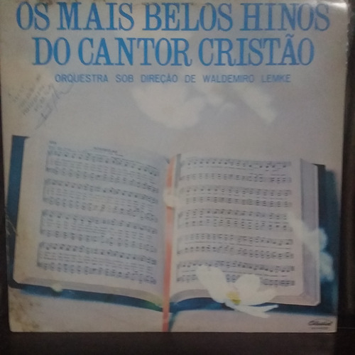 Lp Os Mais Belos Hinos Do Cantor Cristão 2 Waldomiro Lemke (Usado)