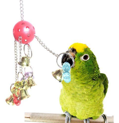 Bird Bell Toy, Bellpull Bird Toy Parrot Cage Toys Jaula...