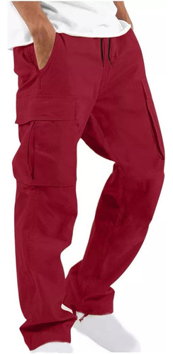 Pantalones Cargo Para Exteriores Z Corte Recto Para Hombre